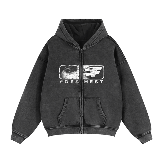 FRESHEST ZIP BOXY HOODIE